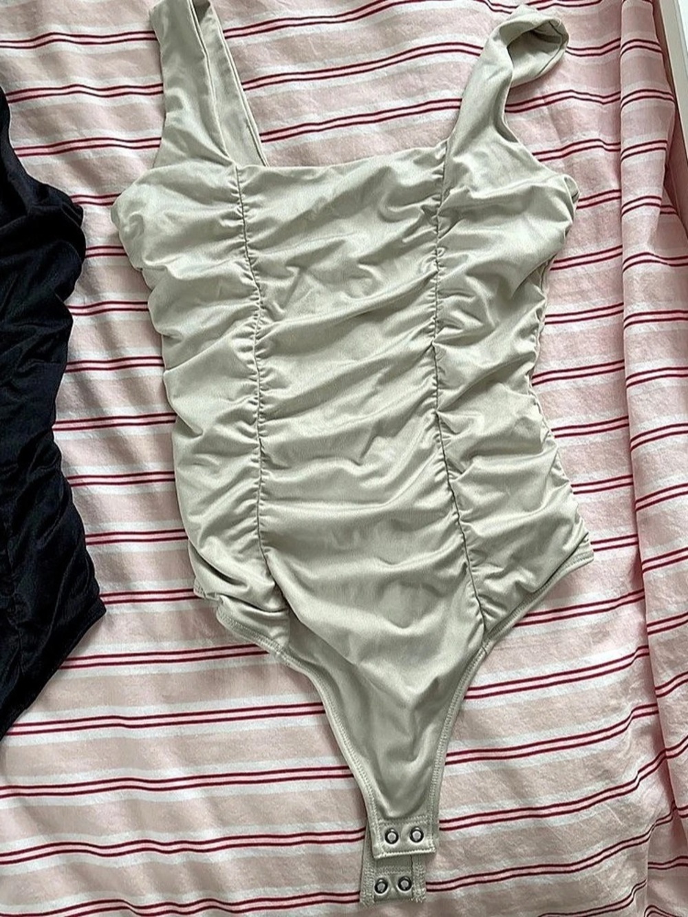 Abercrombie & Fitch Soft & Art Collection One-Piece bodysuit Ruched One-Piece